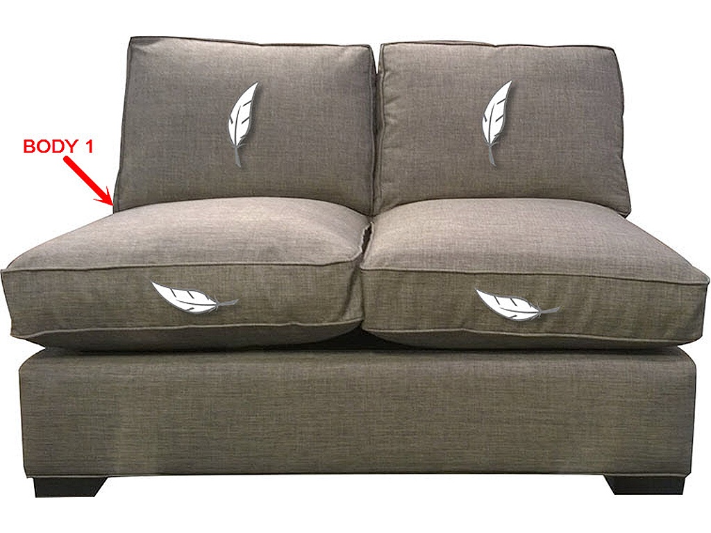 Armless Loveseat - main image