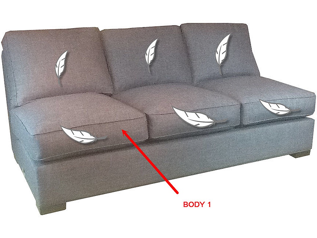 Armless Sofa - main image