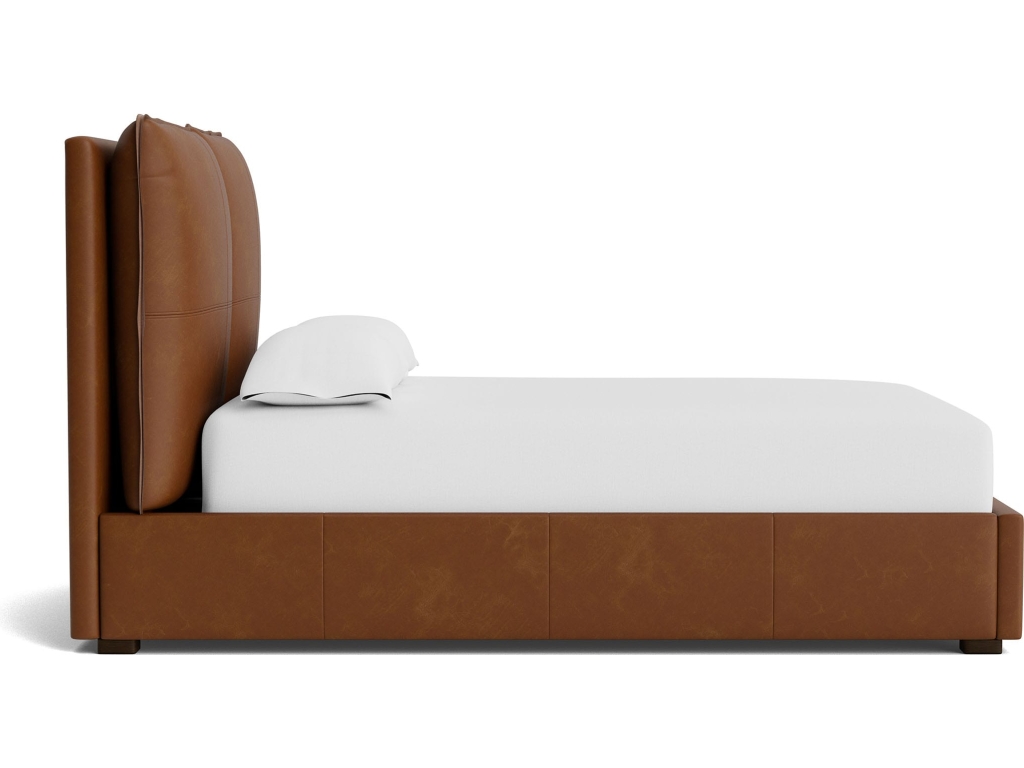Greer Leather Upholstered Platform Bed - image 2
