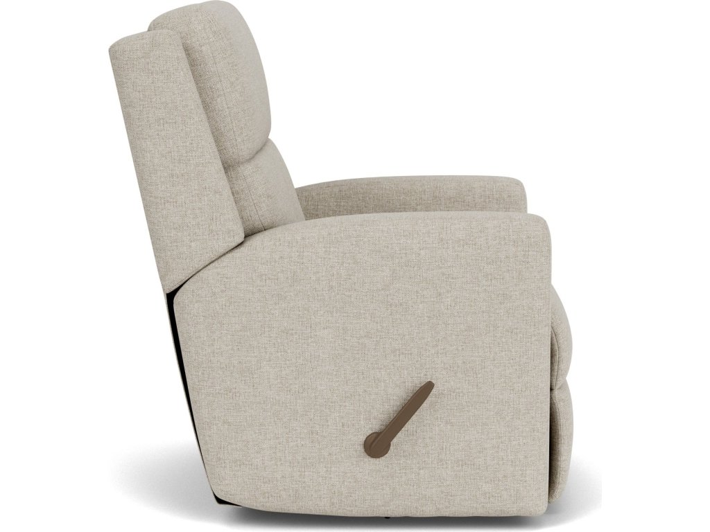 Chip Fabric Swivel Gliding Recliner - image 2