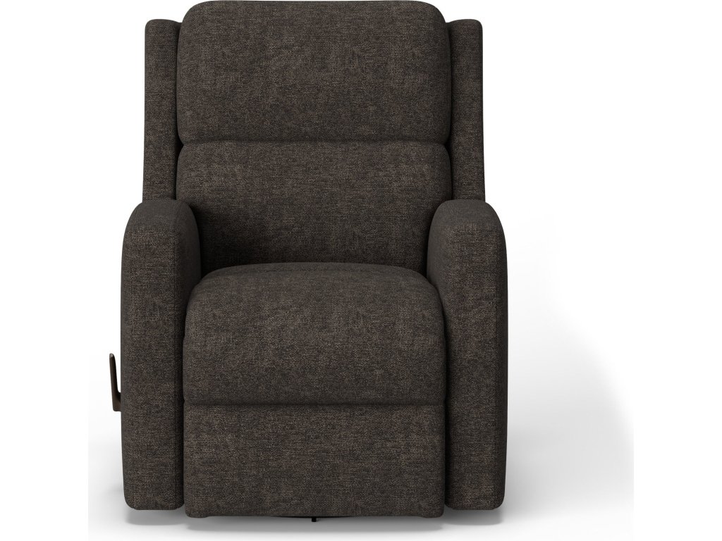 Chip Fabric Swivel Gliding Recliner - image 4