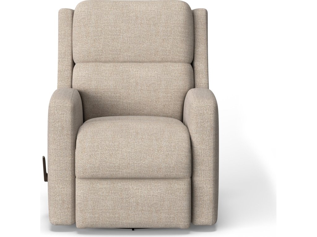 Chip Fabric Swivel Gliding Recliner - image 5