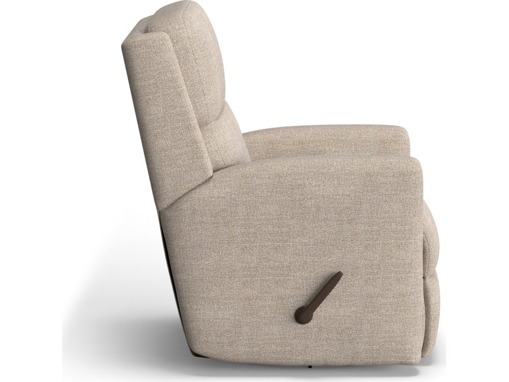 Chip Fabric Swivel Gliding Recliner - image 7