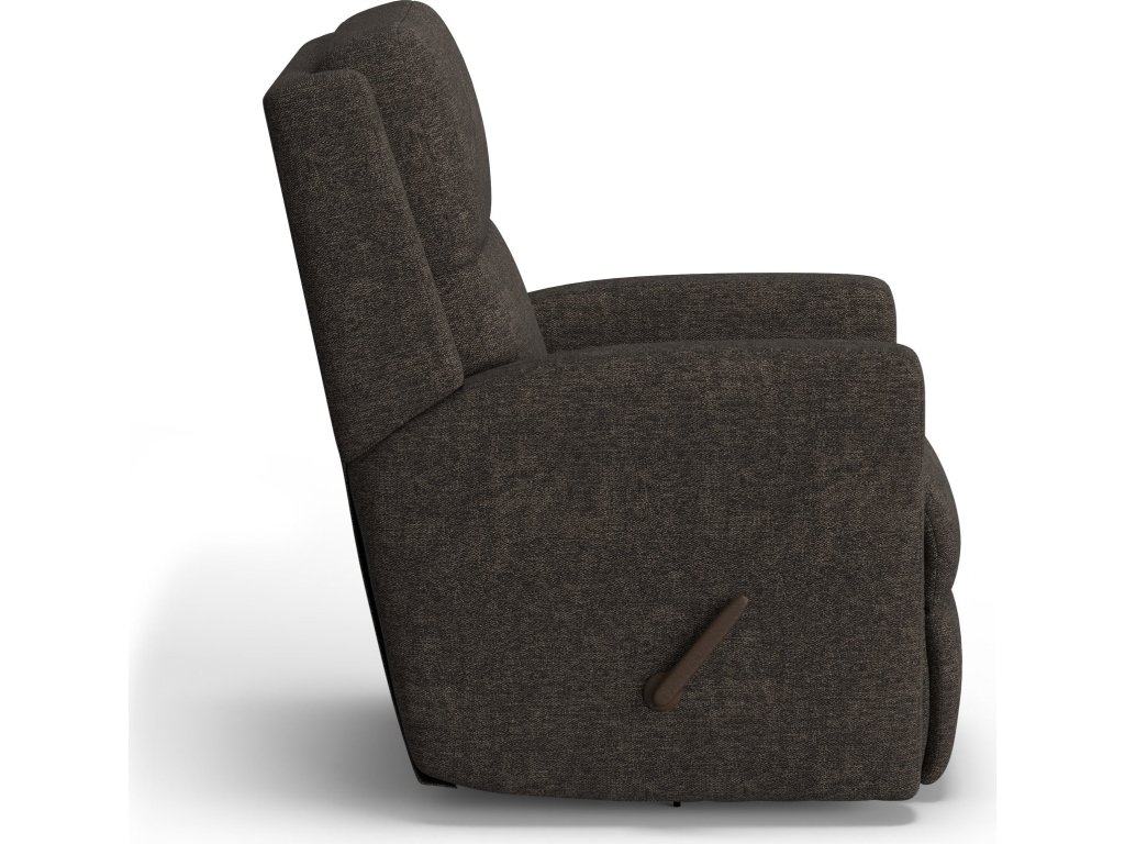 Chip Fabric Swivel Gliding Recliner - image 8
