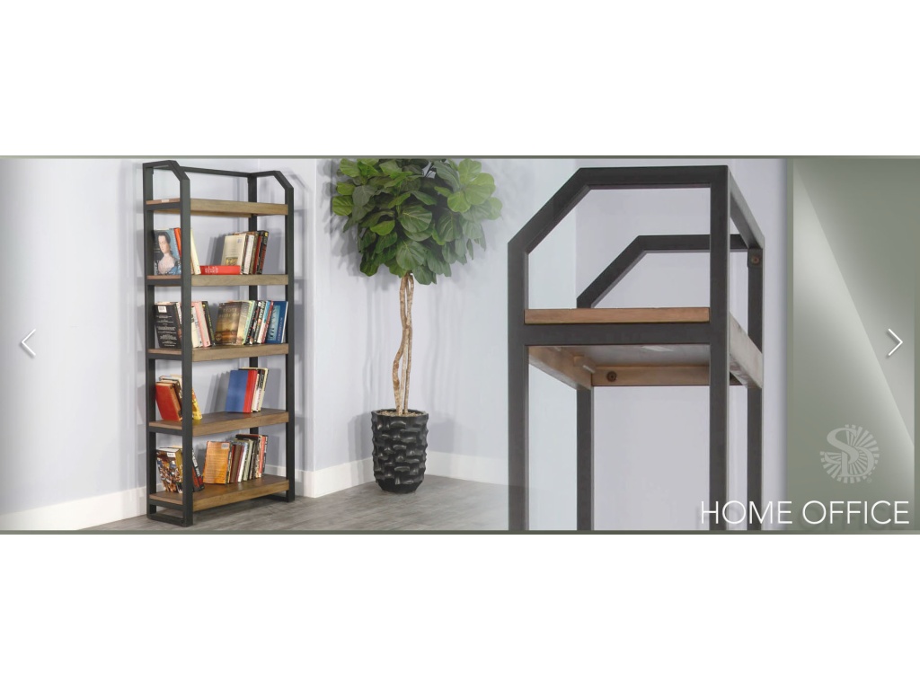 Bookcase w/ metal Frame - image 1