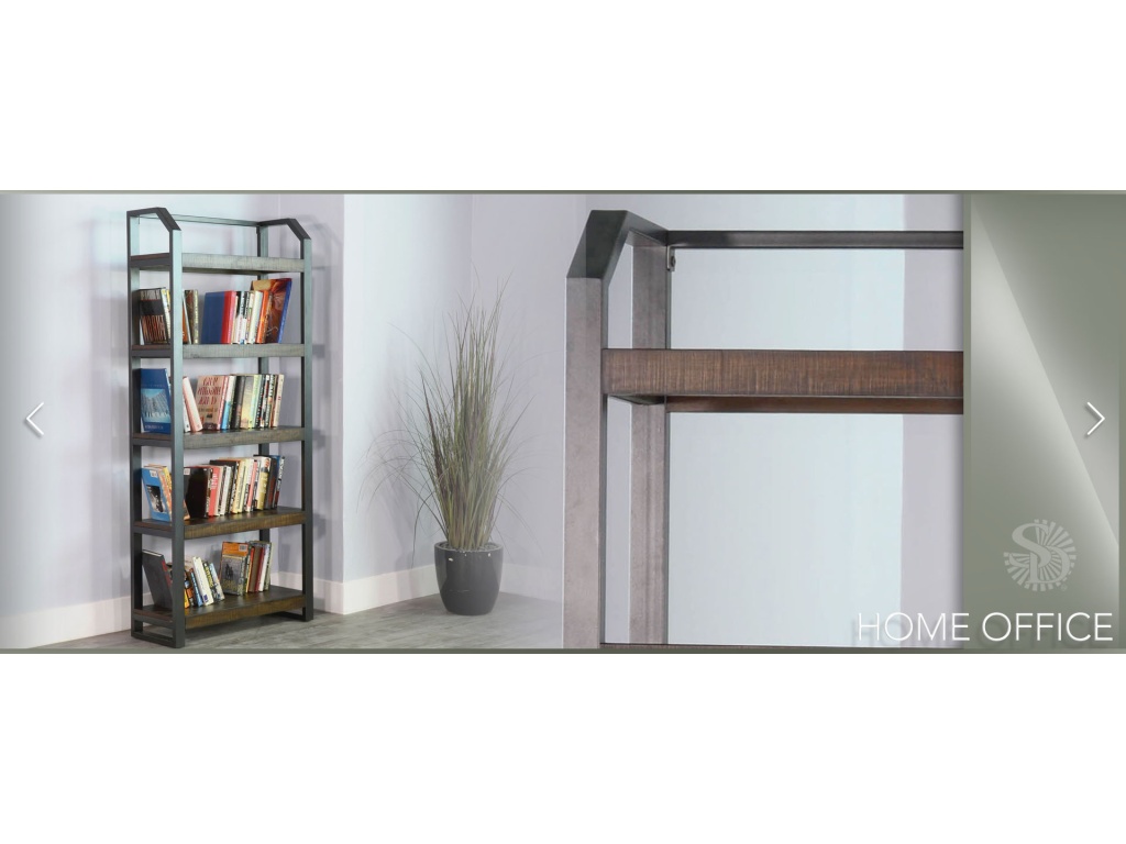 Bookcase w/ metal Frame - image 4