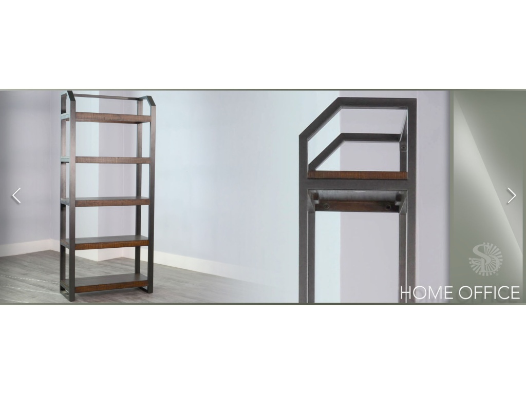 Bookcase w/ metal Frame - image 5