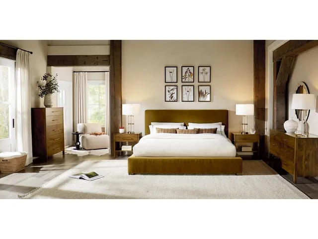 Eden Upholstered Platform Bed