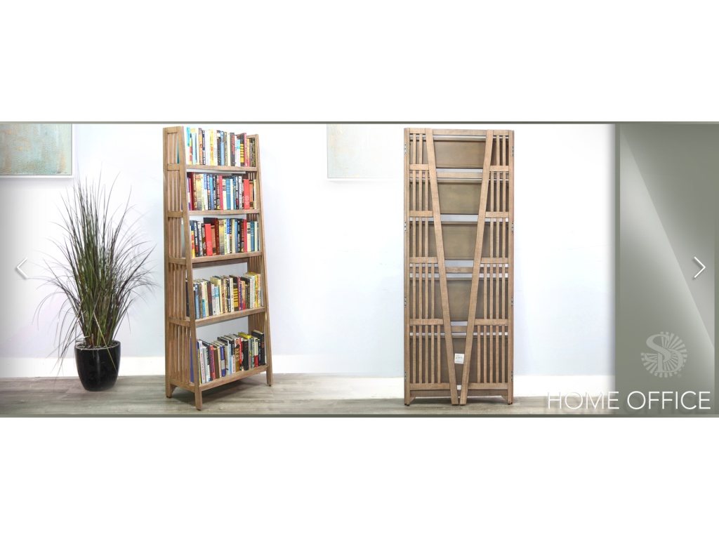 72"H Folding Bookcase - image 4