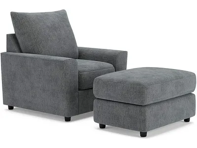 Stairatt Chair and Ottoman - Alternative View