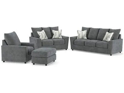 Stairatt Sofa, Loveseat, Chair and Ottoman