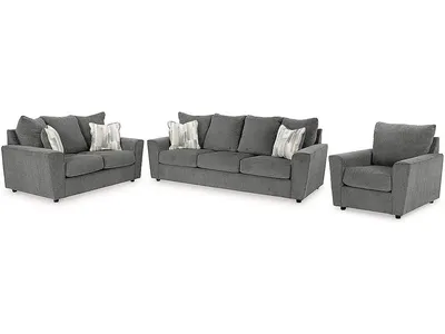 Stairatt Sofa, Loveseat and Chair