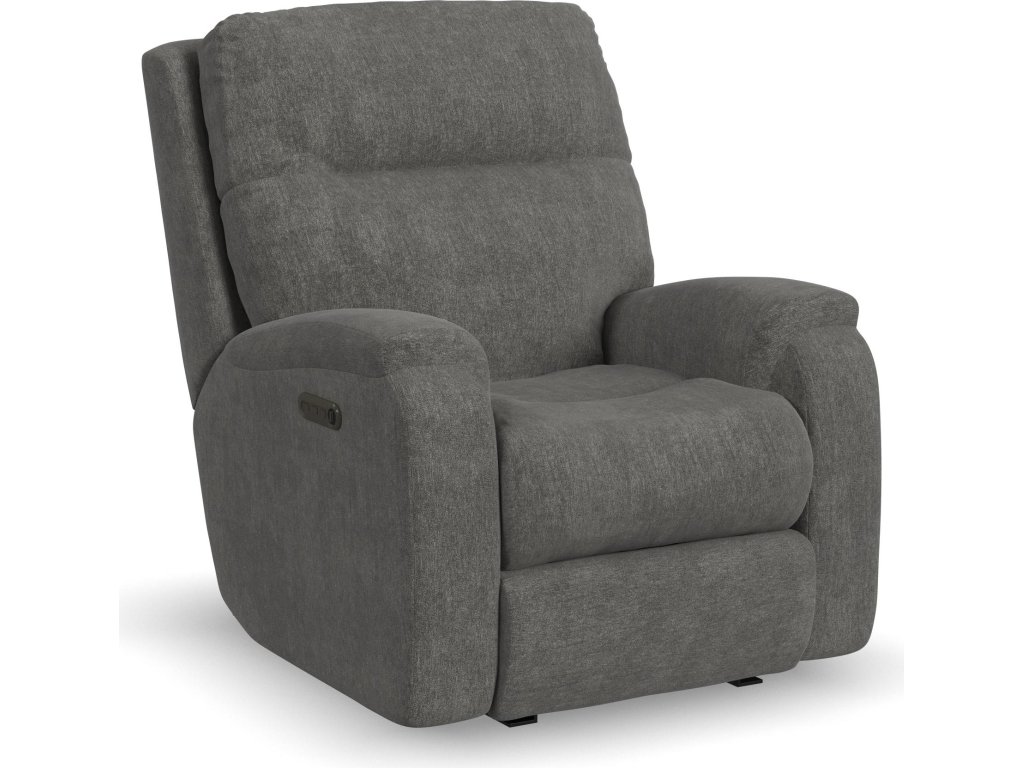 Penn Fabric Power Rocking Recliner with Power Headrest & Lumbar - main image