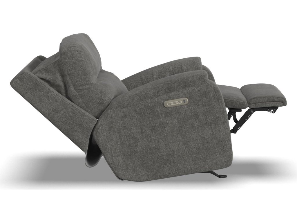 Penn Fabric Power Rocking Recliner with Power Headrest & Lumbar - image 14