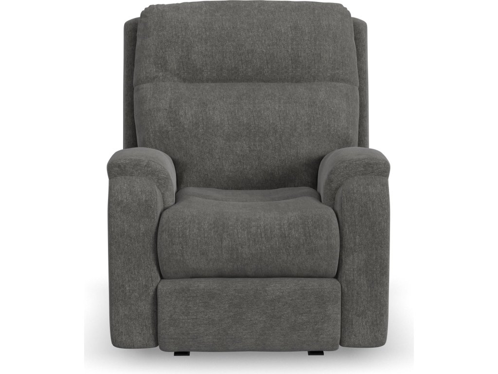 Penn Fabric Power Rocking Recliner with Power Headrest & Lumbar - image 2