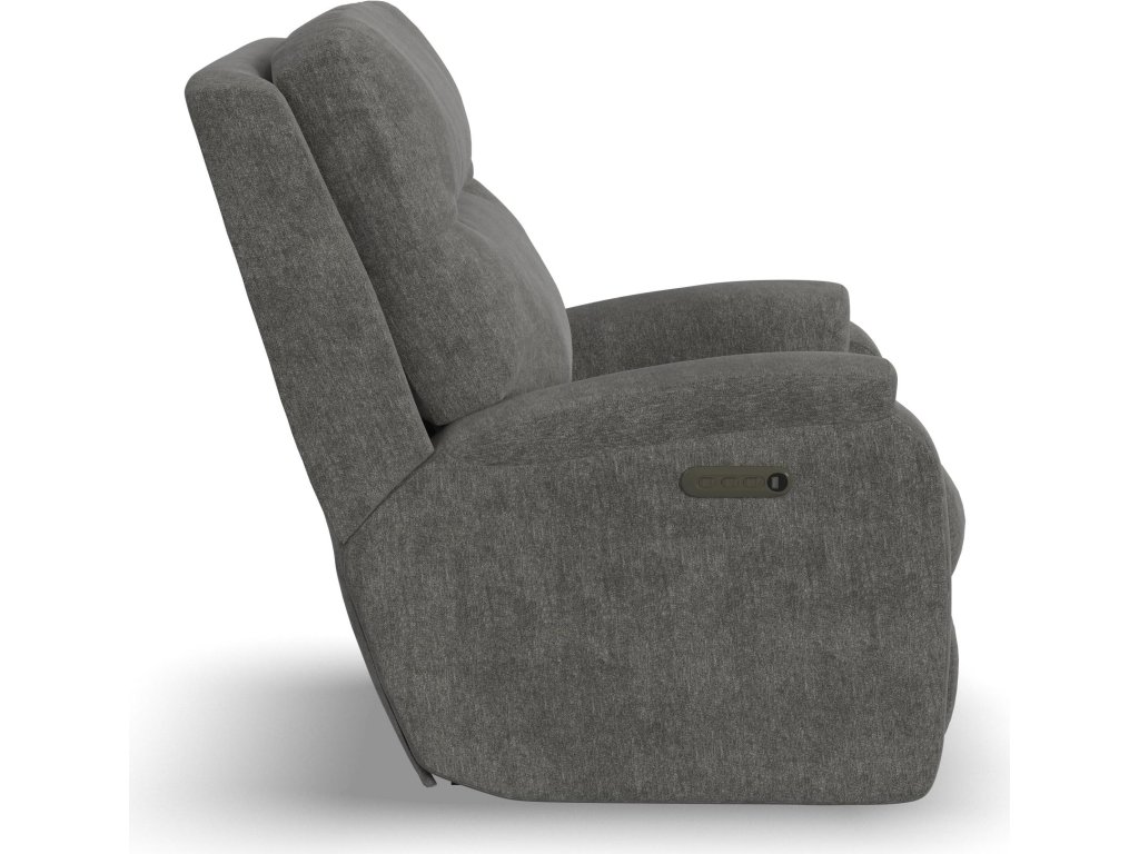 Penn Fabric Power Rocking Recliner with Power Headrest & Lumbar - image 3