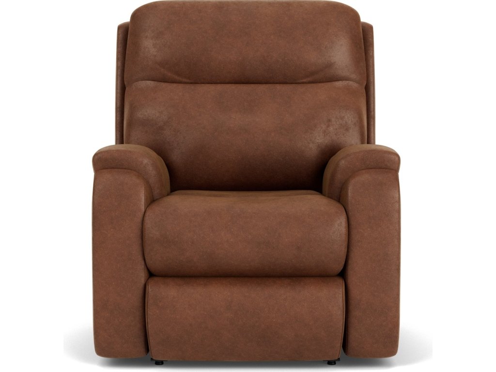 Penn Fabric Power Rocking Recliner with Power Headrest & Lumbar - image 6
