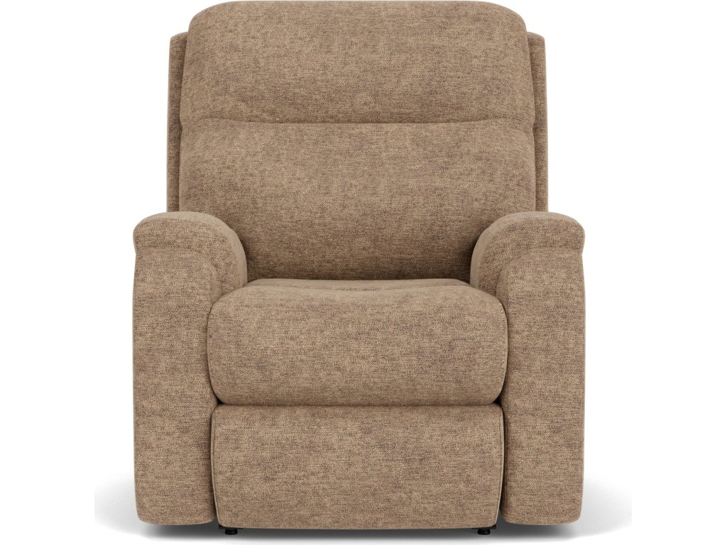 Penn Fabric Power Rocking Recliner with Power Headrest & Lumbar - image 7