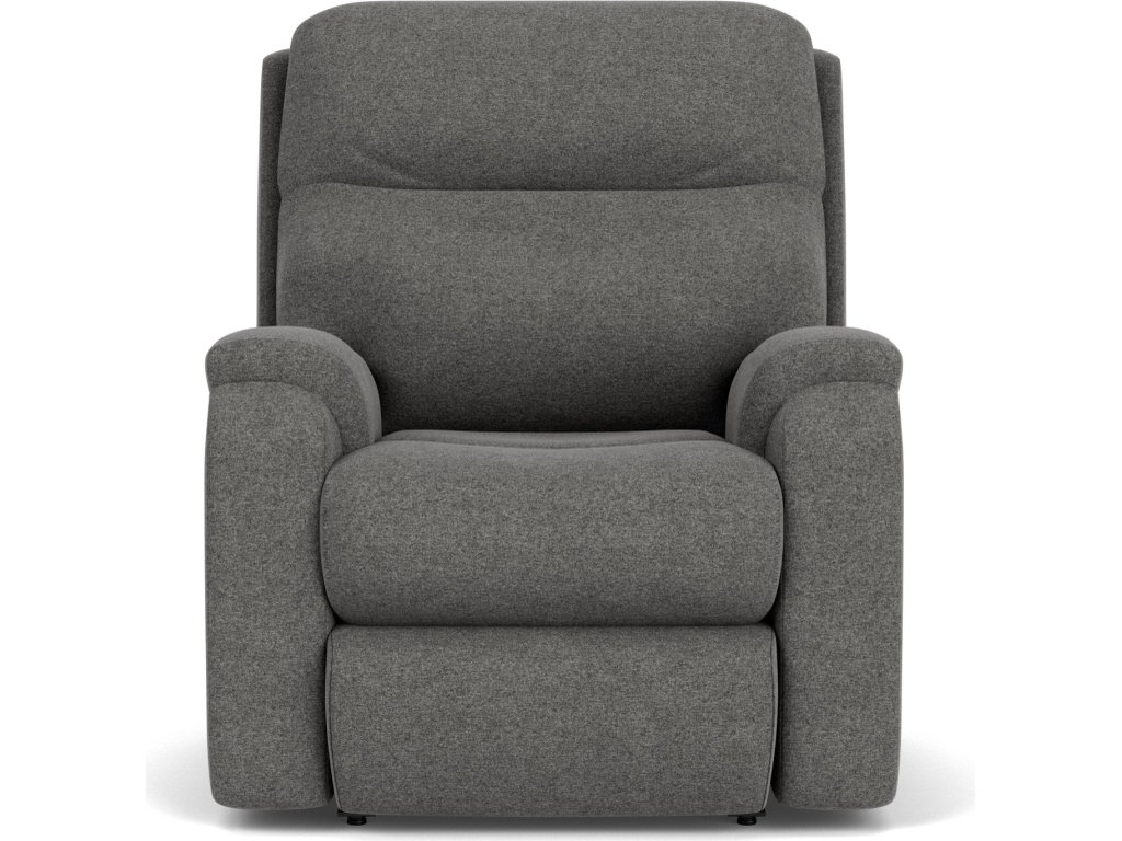 Penn Fabric Power Rocking Recliner with Power Headrest & Lumbar - image 8
