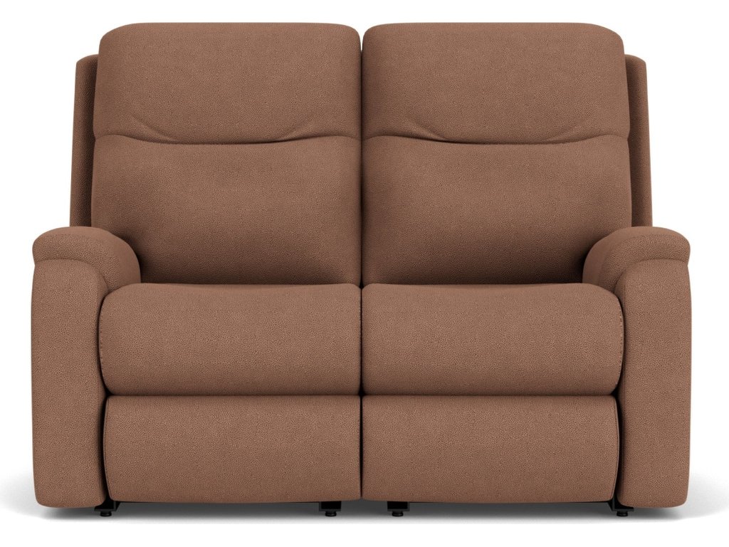 Penn Fabric Power Reclining Loveseat with Power Headrests & Lumbar - image 6