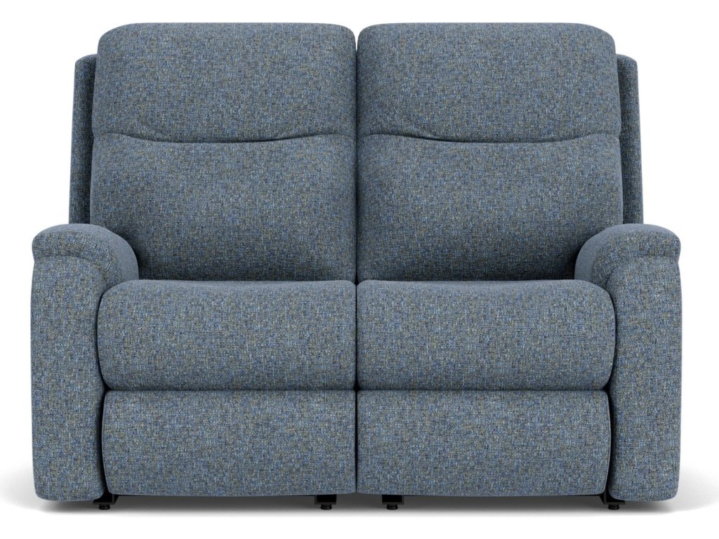Penn Fabric Power Reclining Loveseat with Power Headrests & Lumbar - image 7