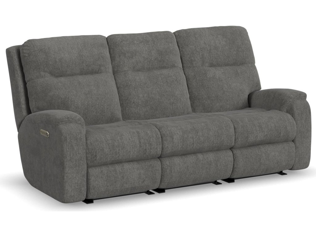 Penn Fabric Power Reclining Sofa with Power Headrests & Lumbar - main image