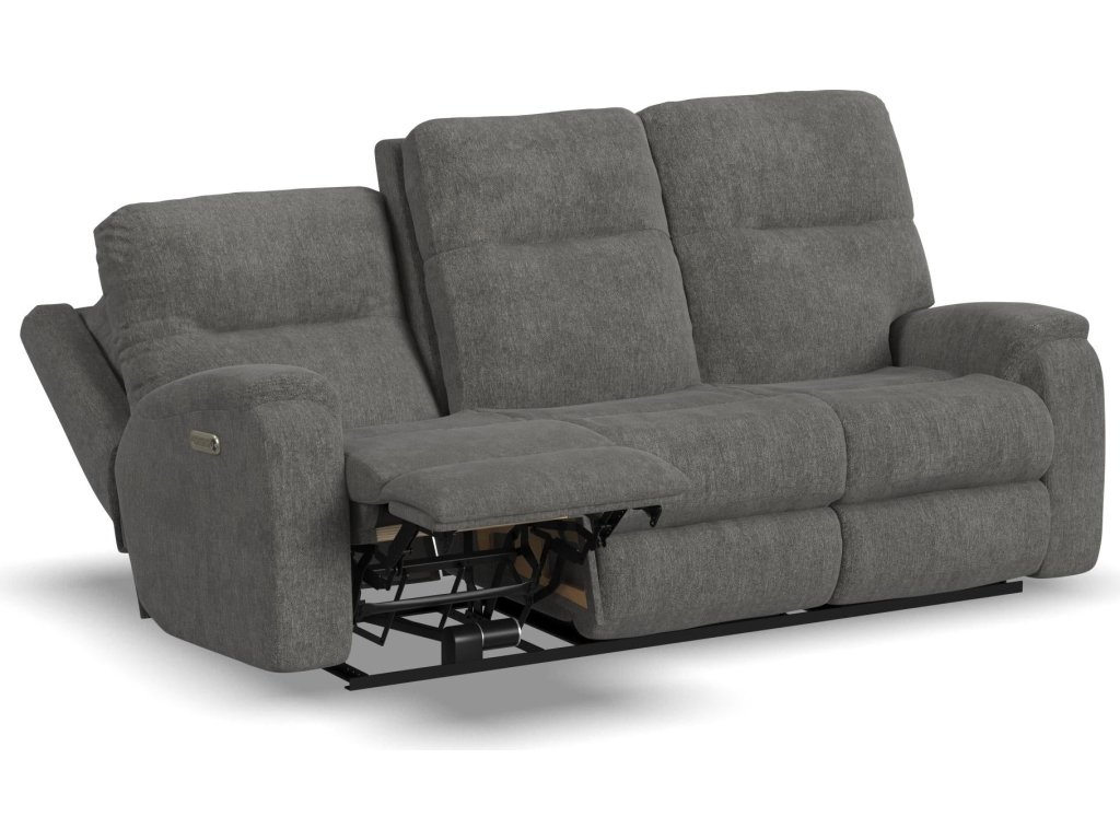 Penn Fabric Power Reclining Sofa with Power Headrests & Lumbar - image 12