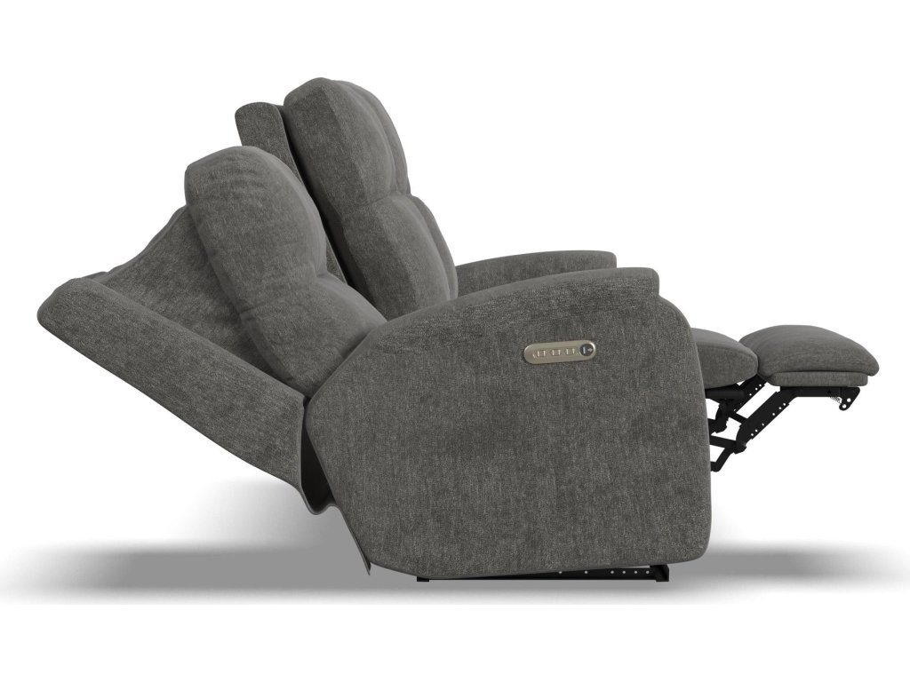 Penn Fabric Power Reclining Sofa with Power Headrests & Lumbar - image 14