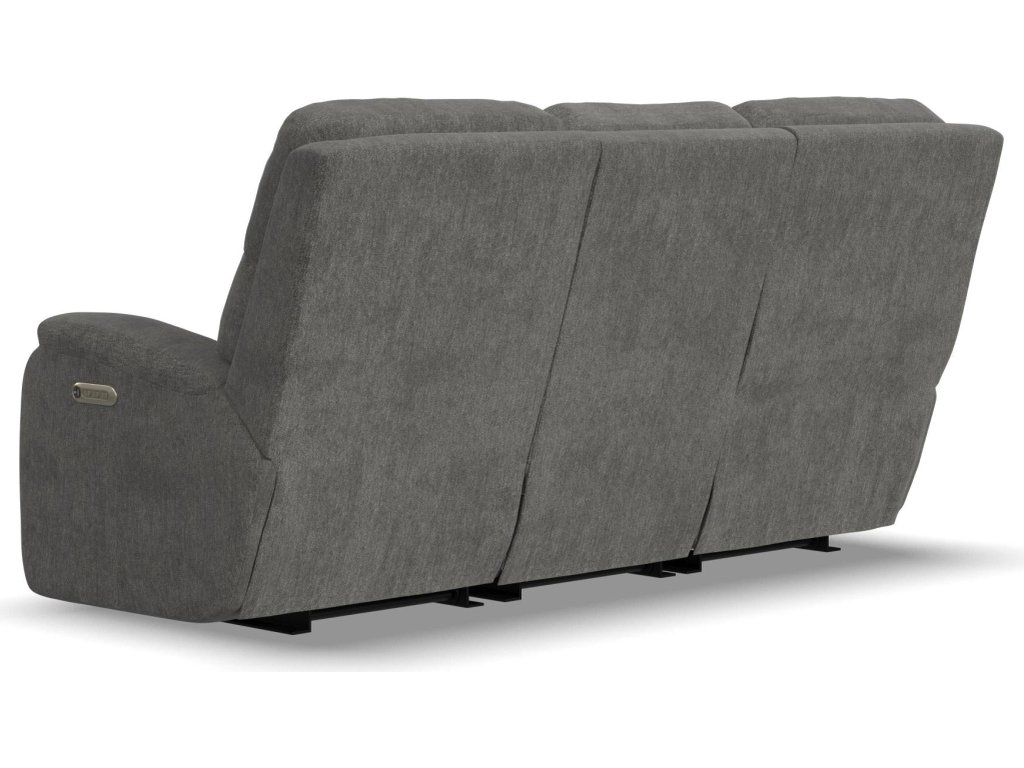 Penn Fabric Power Reclining Sofa with Power Headrests & Lumbar - image 15