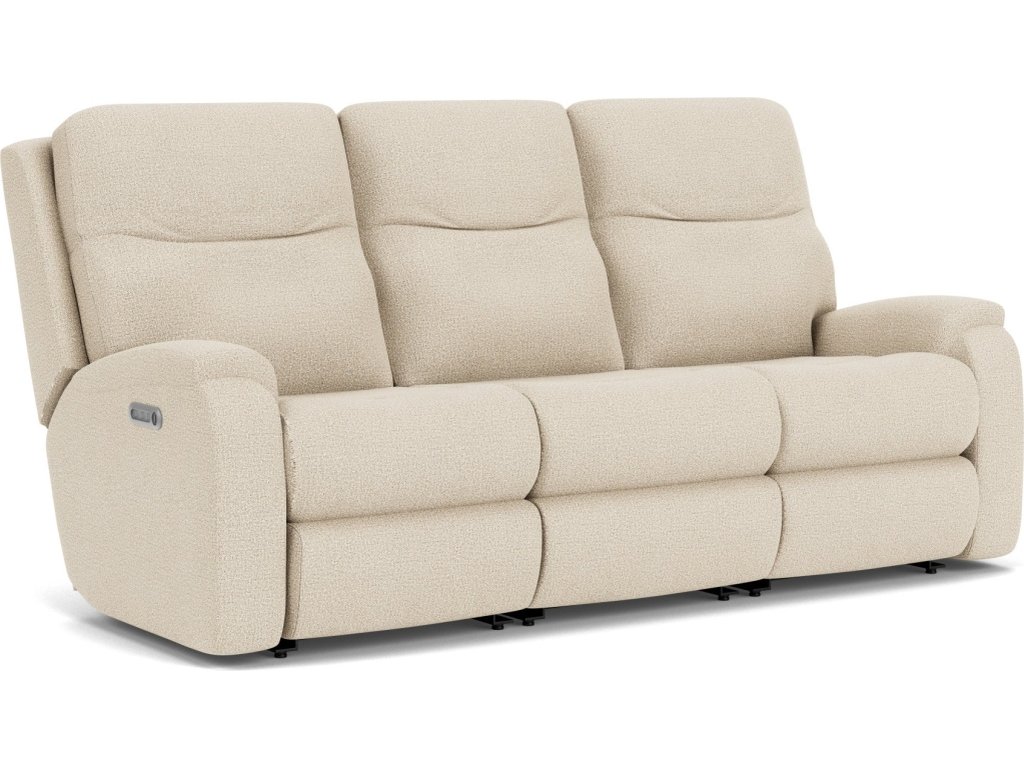 Penn Fabric Power Reclining Sofa with Power Headrests & Lumbar - image 7