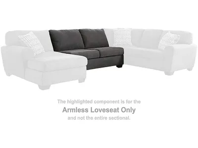 Ambee Armless Loveseat - Alternative View