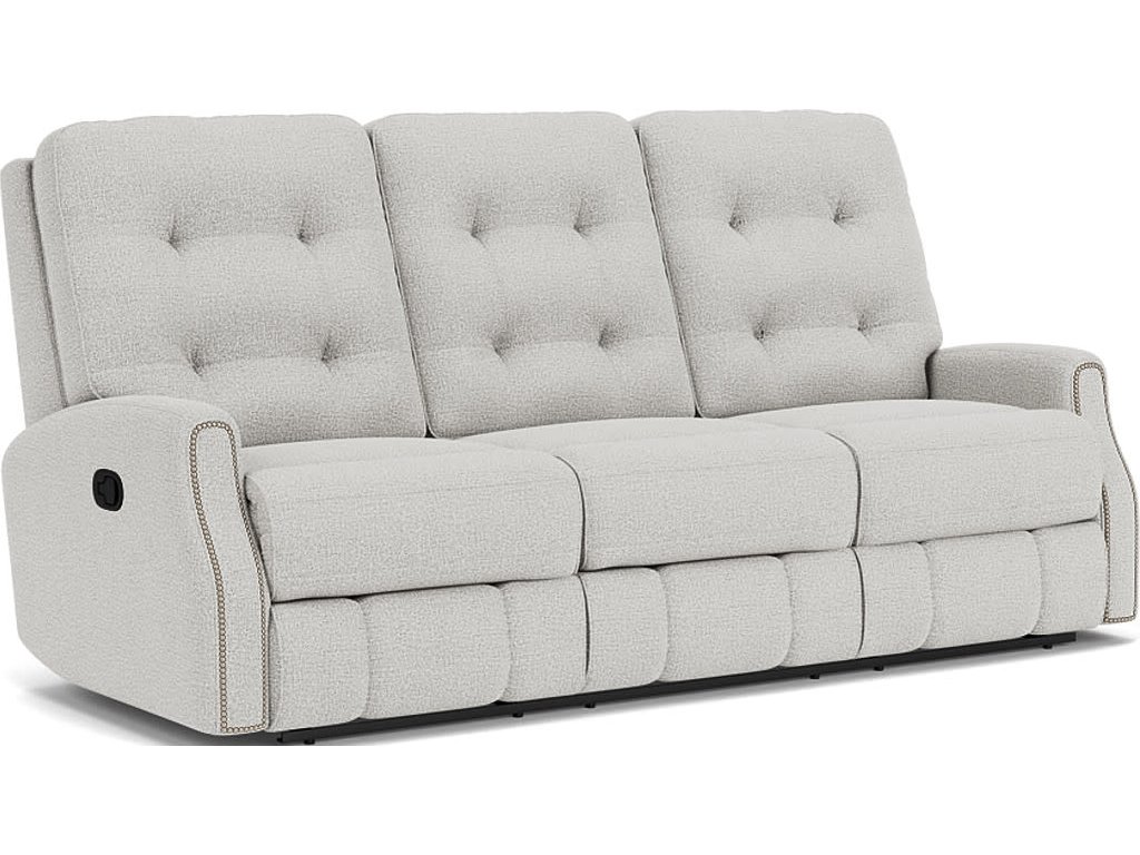 Devon Fabric Reclining Sofa - main image
