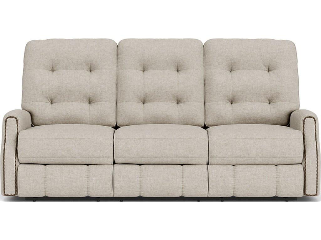 Devon Fabric Reclining Sofa - image 1