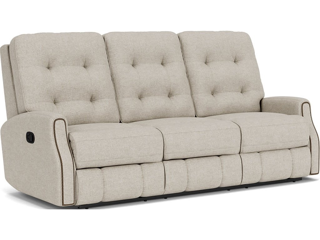 Devon Fabric Reclining Sofa - image 3