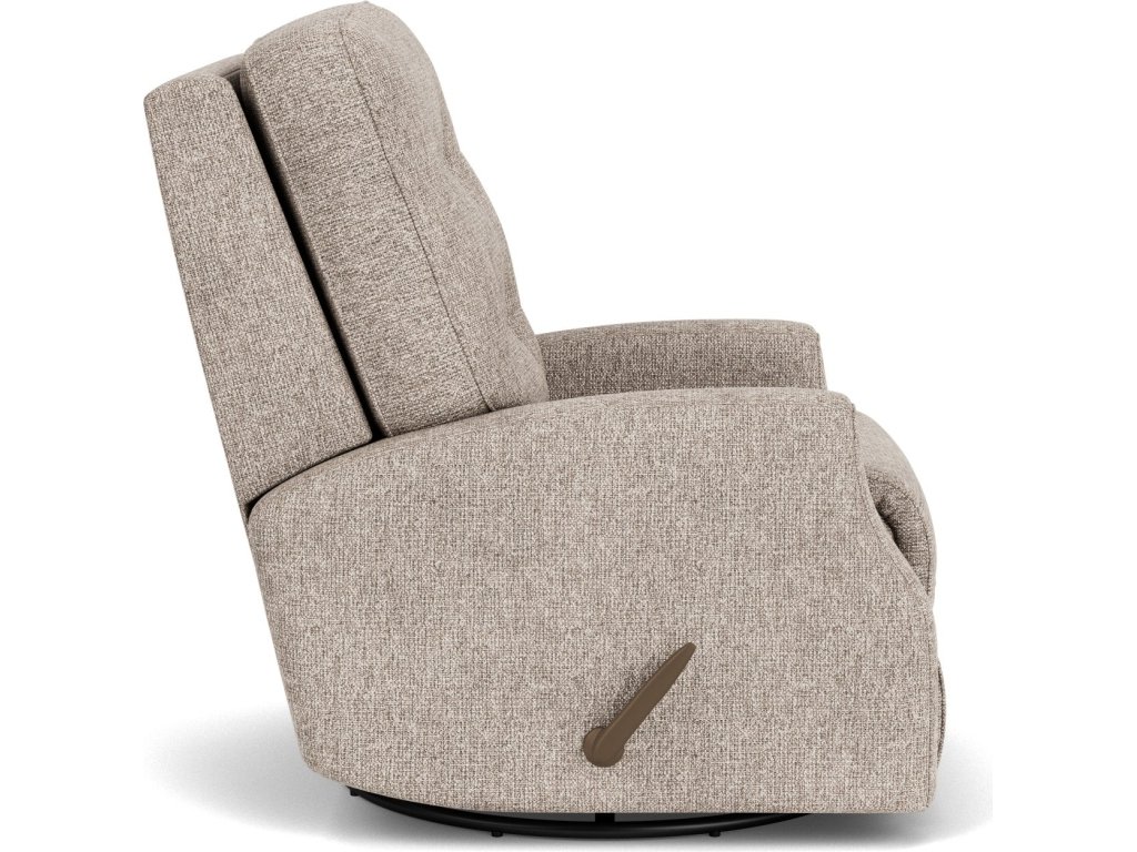 Devon Fabric Swivel Gliding Recliner - image 2