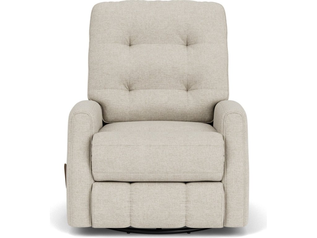 Devon Fabric Swivel Gliding Recliner - image 4