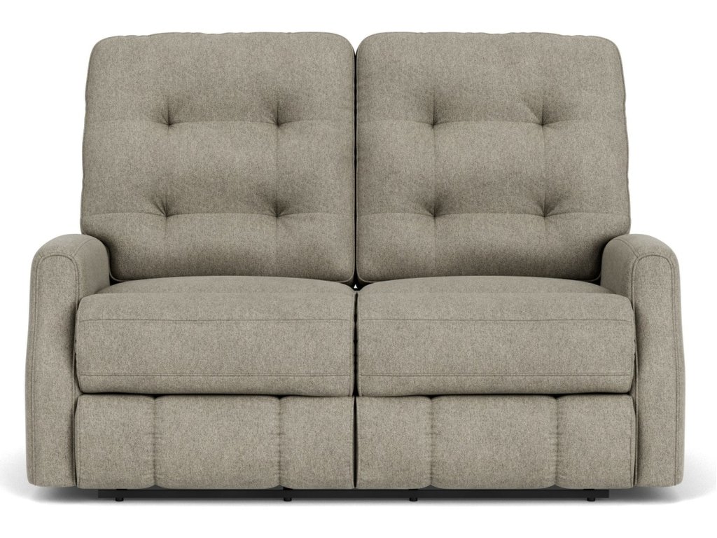 Devon Fabric Reclining Loveseat - image 1