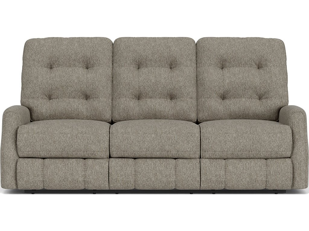 Devon Fabric Reclining Sofa - image 1