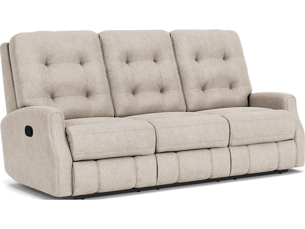 Devon Fabric Reclining Sofa - image 3