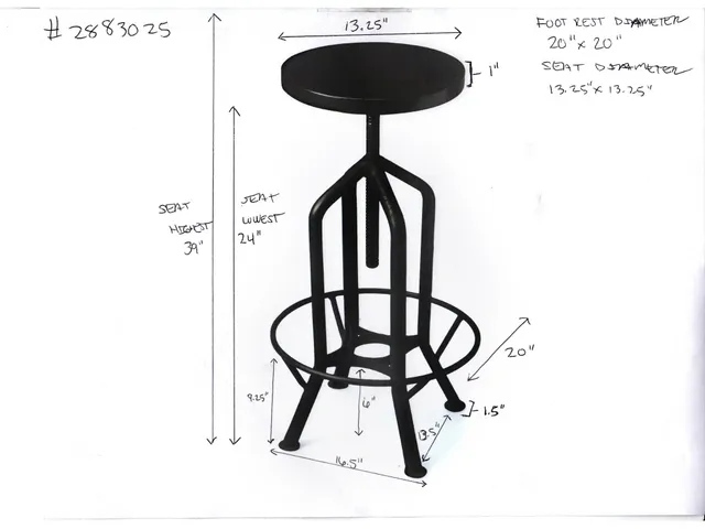 Hampton Revolving Bar Stool - Alternative View