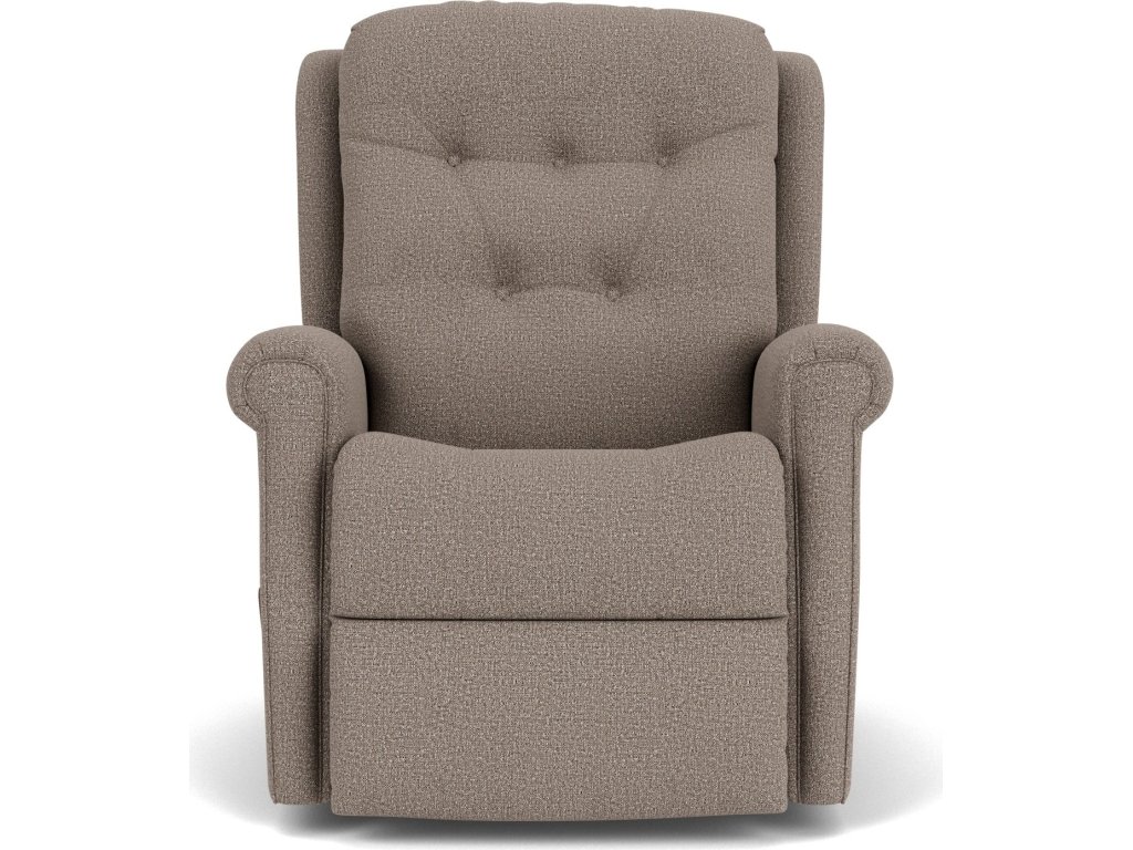 Minnie Fabric Swivel Gliding Recliner - image 1