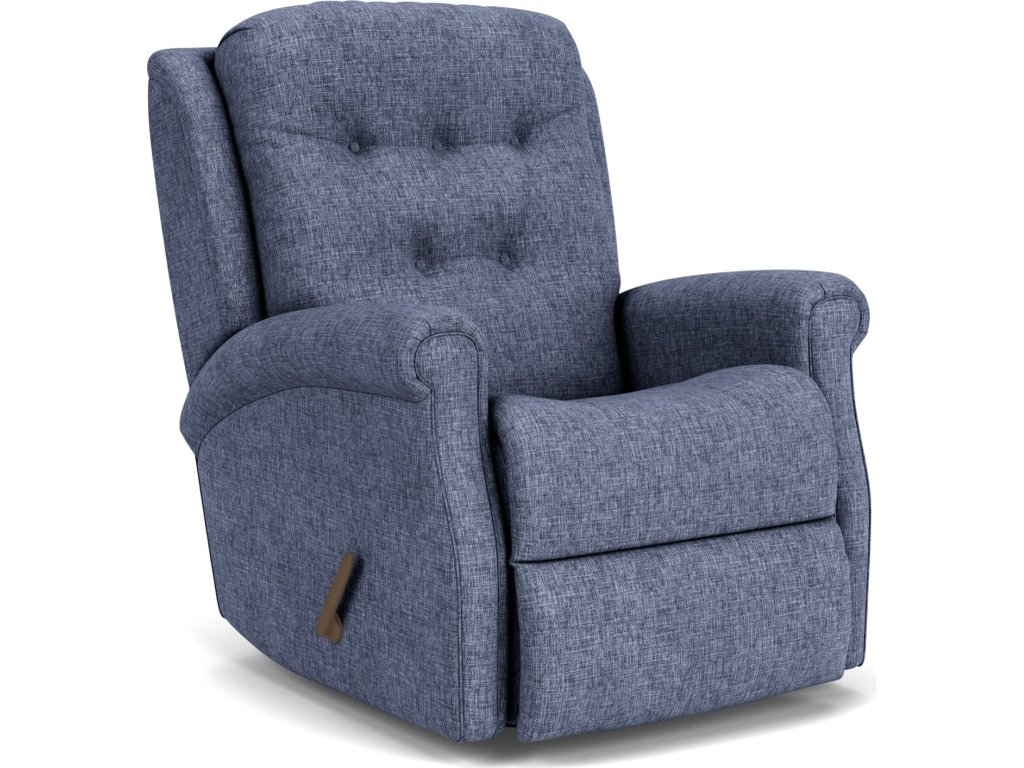 Minnie Fabric Swivel Gliding Recliner - image 3