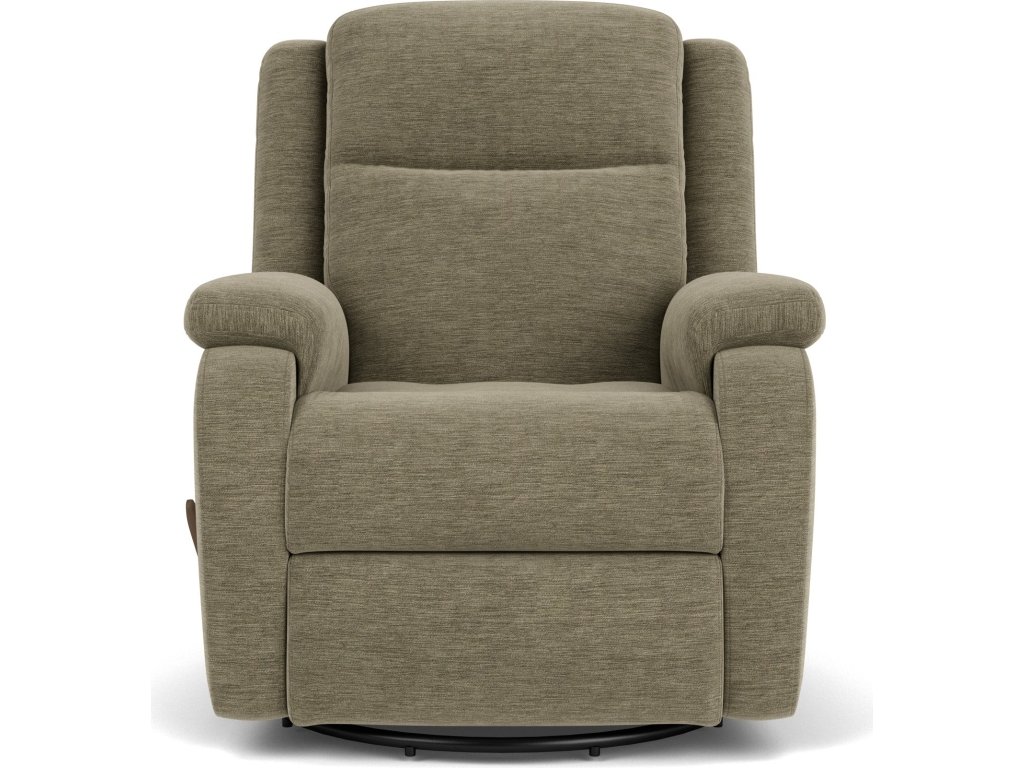 Magnus Fabric Swivel Gliding Recliner - image 4