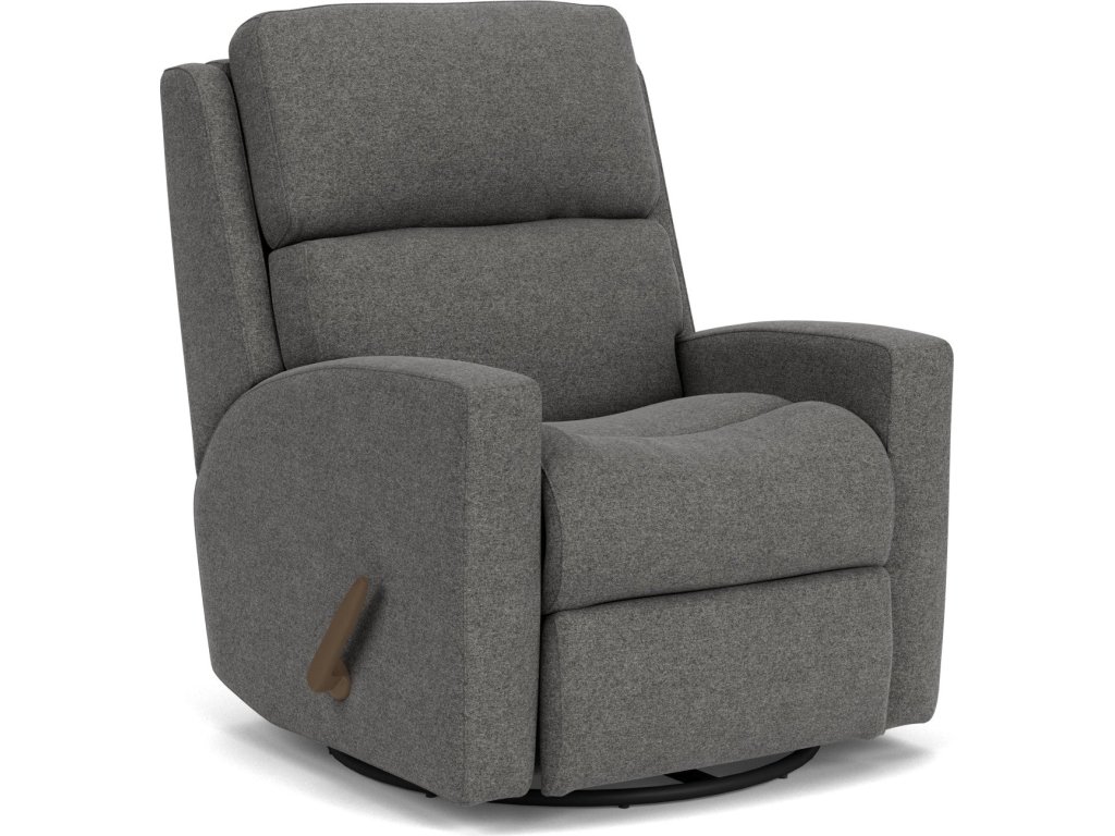 Catalina Fabric Swivel Gliding Recliner - main image