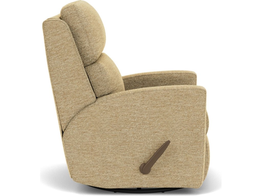 Catalina Fabric Swivel Gliding Recliner - image 7