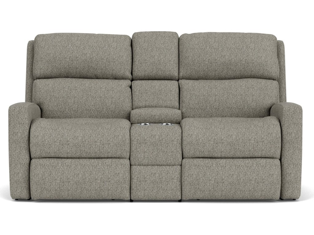 Catalina Fabric Power Reclining Loveseat with Console & Power Headrests - image 4