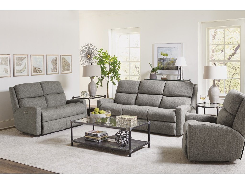 Catalina Fabric Power Reclining Sofa with Power Headrests - image 5