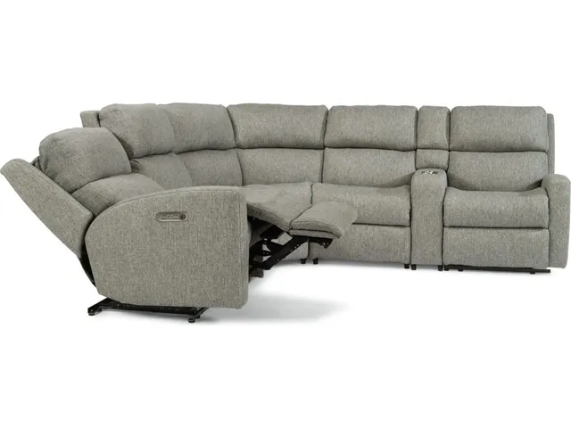 Catalina Fabric Power Reclining Sectional with Power Headrests - Alternative View