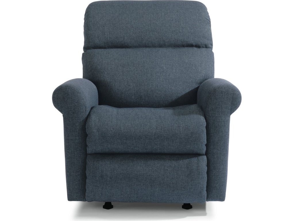 Davis Fabric Power Rocking Recliner with Power Headrest - image 1