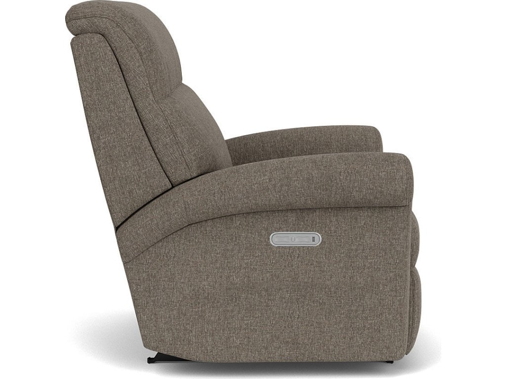 Davis Fabric Power Rocking Recliner with Power Headrest - image 5